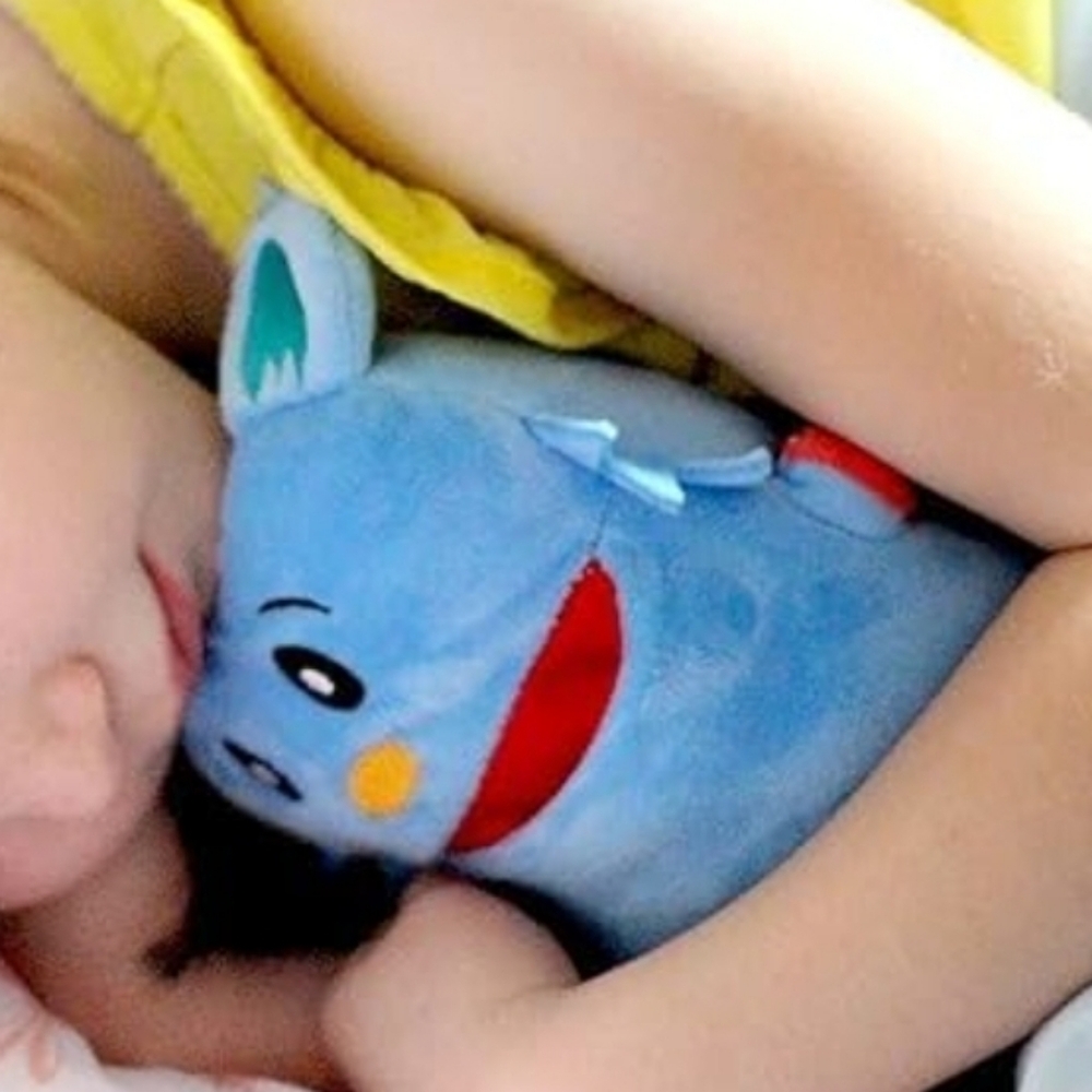 NWT Blue Monster, 8" Tooth Fairy Pillow with Pocket - Book Not Included  (P) - Picture 6 of 10